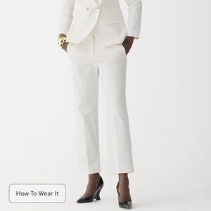 JCREW white Kallie Pants